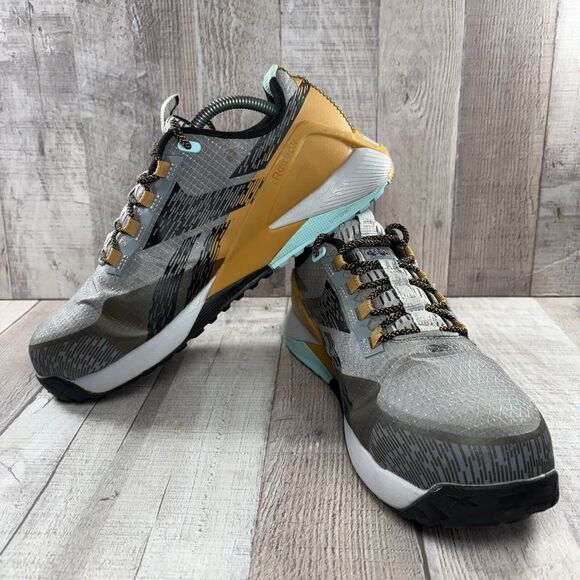 Reebok Nano X1 Adventure Men\'s 8.5 Composite Toe Work Safety Shoes Sneakers Gray main image 4